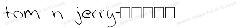 tom n jerry字体转换